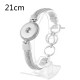 1 buttons snaps 21CM metal bracelet fit snaps chunks