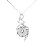 Pendant of Necklace with 46CM chain KC1082 fit 20MM chunks snaps jewelry