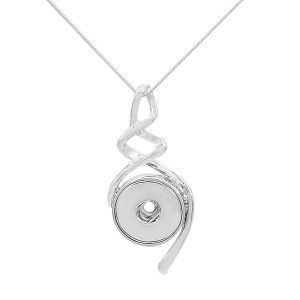 Pendant of Necklace with 46CM chain KC1082 fit 20MM chunks snaps jewelry