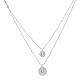 pendant Necklace with 80CM chain KC1306 fit 20MM chunks snaps jewelry