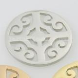 33MM stainless steel coin charms fit  jewelry size