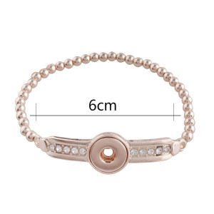 alloy bangle Rose Gold bracelets Fit 12mm snaps KS1137-S jewelry