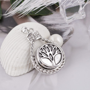20MM Life of tree snap Antique Silver Plated KB5409 snaps jewelry
