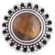 20MM round snap silver plated with brown Turquoise  KC8908 interchangable snaps jewelry