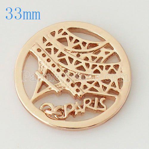33 mm Alloy Coin fit Locket jewelry type008
