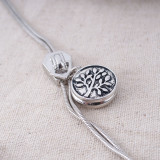 20MM lifetree snaps Antique Silver Plated KB6863 snaps jewelry