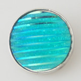 20MM cyan Resin snap Antique Silver Plated KB5215 snaps jewelry