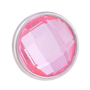 12mm Small size faceted pink crystal KB3190-DM snaps jewelry