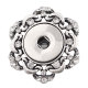 1 snaps button interchange brooch plating Antique sliver with Rhinestones KC1174 snaps jewelry