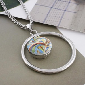 20MM design Painted enamel metal snaps C5075 print snaps jewelry