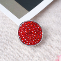 20mm snaps Red Rhinestones  Chunks Poppers With High Quality Bottom