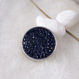 20mm snaps blue Rhinestones Chunks Poppers With High Quality Bottom