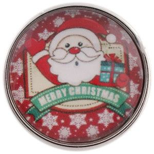 20MM snap Christmas glass C1106 interchangeable snaps jewelry