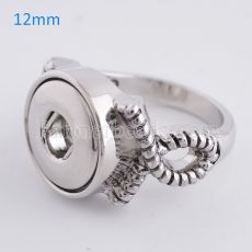 8# snaps metal Ring fit mini 12mm snap chunks
