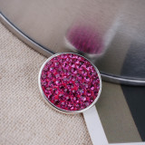 18mm Sugar snaps Alloy with rose rhinestones KB2314 snaps  jewelry