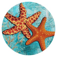20MM starfish Painted enamel metal snaps C5043 print snaps jewelry