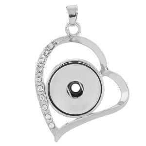 love Pendant of necklace fit snaps style chunks jewelry