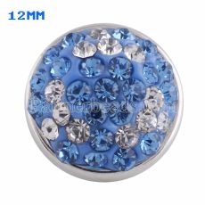 Small size snaps Style chunks with blue rhinestone KS2715-S