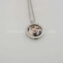 33 mm glass Coin fit Locket type 004