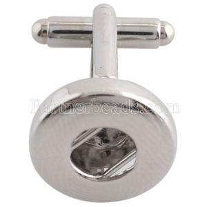 Snap Cufflinks could use for Clothing pendant fit 18MM snaps