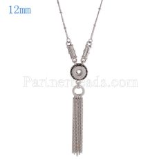 Pendant Necklace with 80CM chain KS1105-S fit 12mm chunks snaps jewelry
