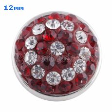 Small size snaps Style chunks with red rhinestone KS2713-S