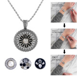 Pendant of necklace fit snaps style 18mm chunks jewelry
