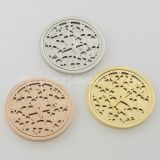 33MM stainless steel coin charms fit  jewelry size little star