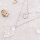 pendant Necklace with 80CM chain KC1302 fit 20MM chunks snaps jewelry
