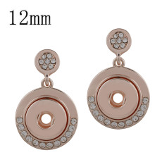 snaps Rose Gold Earring fit small size chunks