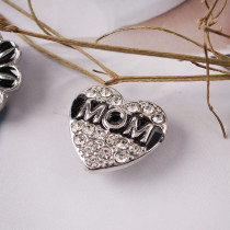 20MM  love mother snap Antique Silver Plated KB7034 snaps jewelry