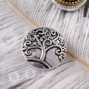 20MM lifetree snaps Antique Silver Plated KB6922 snaps jewelry