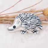 20MM Hedgehog snap Silver Plated  KC7993 snaps jewelry