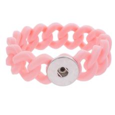 1 Button Silicone Stretch bracelet