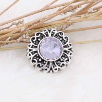 12MM snap Jun. birthstone purple KS6381-S interchangable snaps jewelry