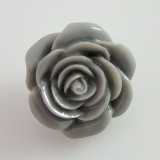 18MM Flower snap Alloy gray resin KB2272 interchangeable snaps jewelry
