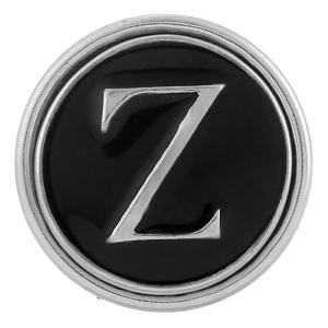 20MM English alphabet-Z  snap silver  plated KB1276 with  Enamel interchangeable snaps jewelry