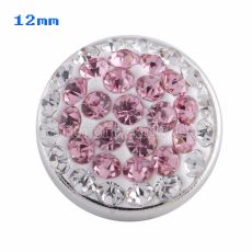 Small size snaps Style chunks with pink rhinestone KS2706-S