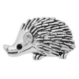 20MM Hedgehog snap Silver Plated  KC7993 snaps jewelry