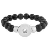 Obsidian bracelets Fit 18/20mm snaps chunks