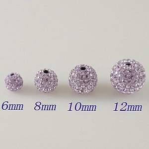 6mm Brown STELLUX Austrian crystal ball beads