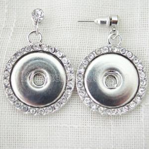 snaps metal Earring fit 18-20mm chunks  earrings for women