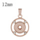 snap rose gold Pendant fit 12MM snaps style jewelry KS0354-S