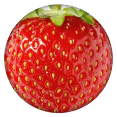 20MM Strawberry Painted enamel metal C5578 print snaps jewelry