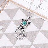 Pendant Necklace with 45CM chain KS1248-S fit 12MM chunks snaps jewelry