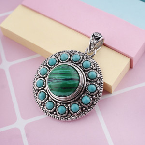 18MM snap green Semi-precious stones KB2604 interchangable snaps jewelrysnaps