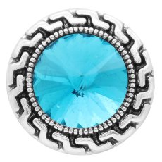 20MM snap Dec.birthstone blue KC6585 interchangable snaps jewelry