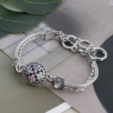 12MM cross snap with colorful Rhinestone and Enamel KS5209-S interchangeable snaps jewelry