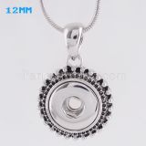 Pendant of necklace with chain fit 12MM snaps style small chunks jewelry KS0947-S