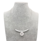Pendant sliver Necklace with 45CM chain KC1063 snaps jewelry